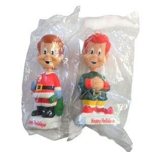 NIP FREDDY FUNKO HOLIDAY MINI WOBBLY WACKY SET OF TWO. SANTA AND ELF